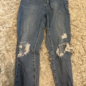 PacSun Blue Distressed Boyfriend Jeans